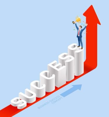 Business people isometric concept design_ Winner…