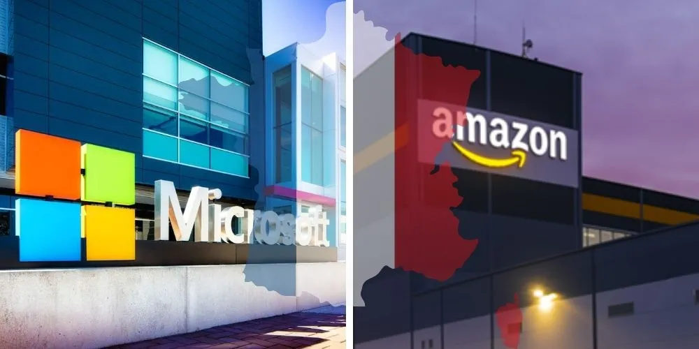 Microsoft and Amazon